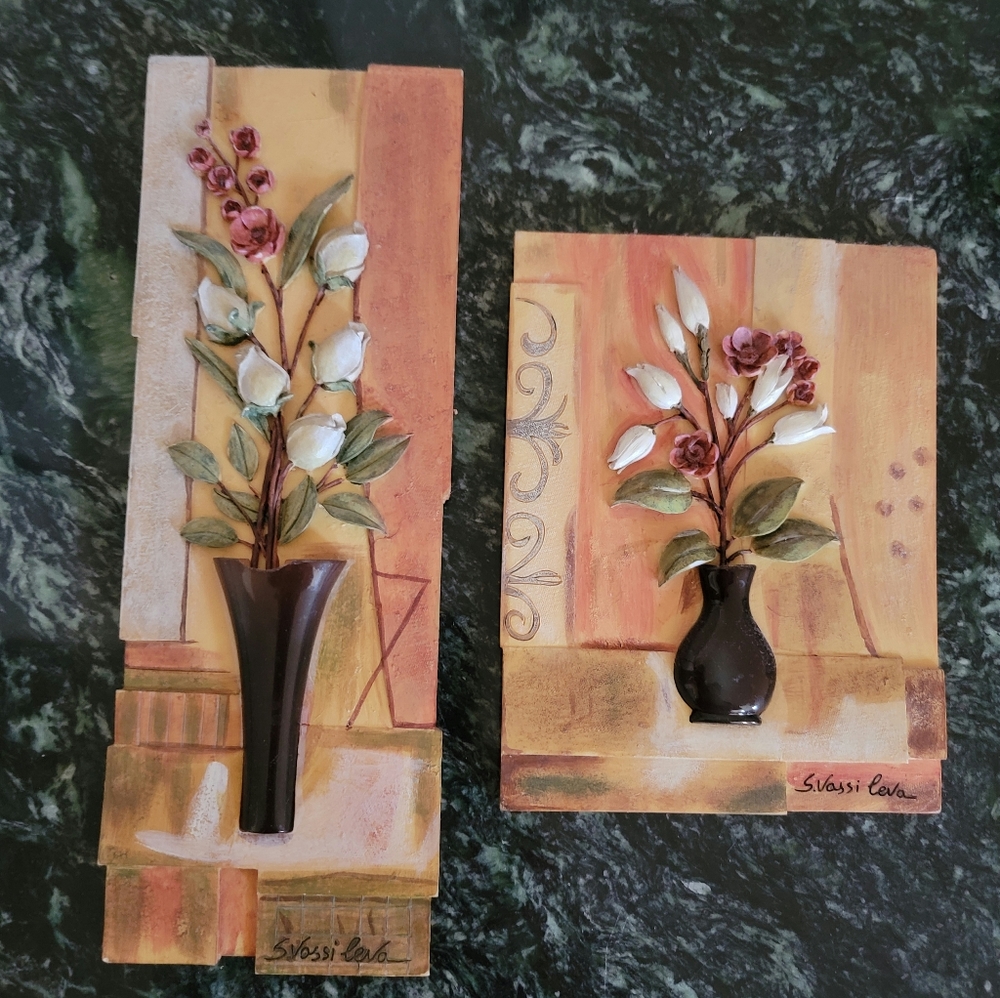 Silvia Vassileva 3D Floral wall art